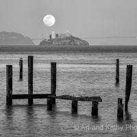 Full Moon Over Alcatraz