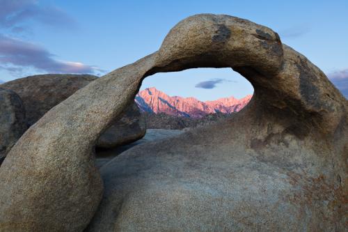 Mobius Arch & Mount Whitney