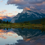 Mt. Rundle Vermillion Lake